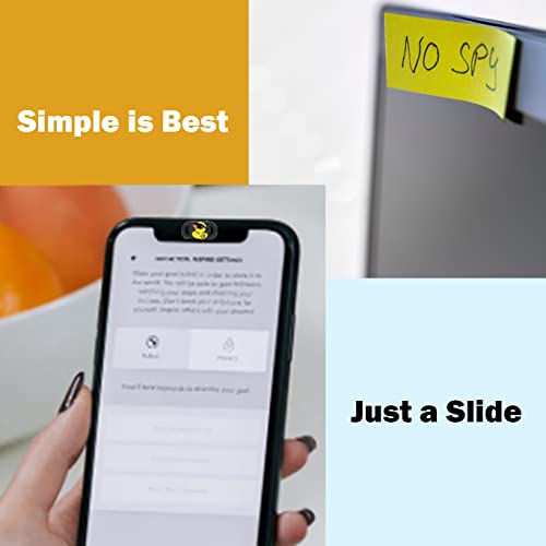 Laptop Camera Cover Slide Webcam Cover for Privacy Fits for Mini PC, PC, Surface, Tablet, Desktop Computer, Smart phone - 3 Packs, Cool Duck - color: Duck
