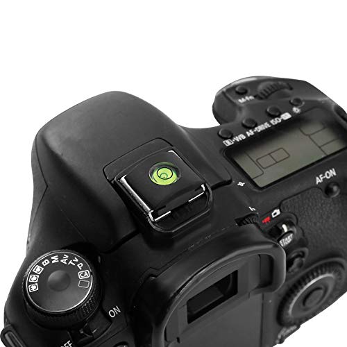 6 Pack Camera Hot Shoe Level, Hot Shoe Bubble Level Camera Hot Shoe Cover 2 Axis Bubble Spirit Level Compatible with DSLR Film Camera Canon Nikon Olympus,Combo Pack - 2 Axis and 1 Axis - size: 1 Axi & 2 Axis