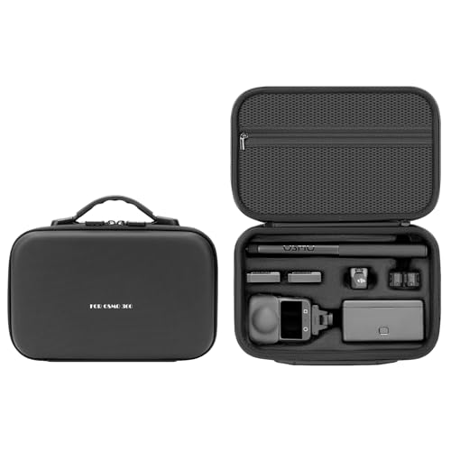 Osmo 360 Carrying Case, Nylon Carrying Storage Case for DJI Osmo 360 Camera | Surface Waterproof Travel Portable Hard Shell Bag Compatible With Adventure Combo Outdoor Accessories kit