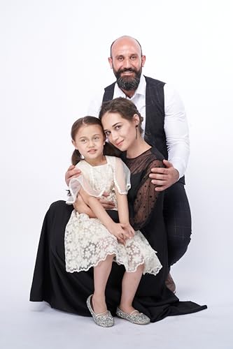 Yizhily Seamless Photo Photography Background Paper Backdrop for Photoshoot, Videos, YouTube, Livestream, 107" x36', Snow - color: Snow
