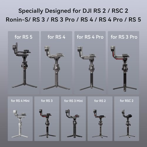 SmallRig 5" Quick Release Plate for Manfrotto-Type Designed for DJI RS 5 / RS 4 / RS 4 Pro/RS 2 / RSC 2 / Ronin-S/RS 3 / RS 3 Pro Gimbal