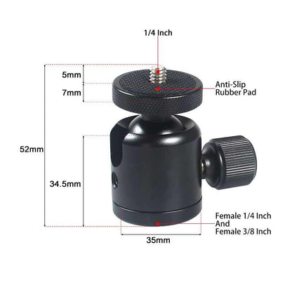 Desktop Webcam Stand, 18-inch Heavy-Duty Webcam Tripod Holder Compatible with Insta360 Link 2 pro/Link 2C pro/Link 2/Link 2C/Link PTZ 4K Webcams and X4 X3 X2 Action Cameras