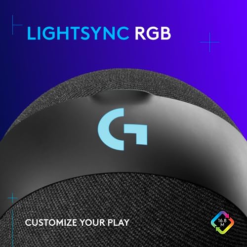 Logitech G Yeti Orb Condenser RGB Gaming Microphone with LIGHTSYNC, USB Mic for Streaming, Cardioid, USB Plug and Play for PC/Mac - Black - color: Black