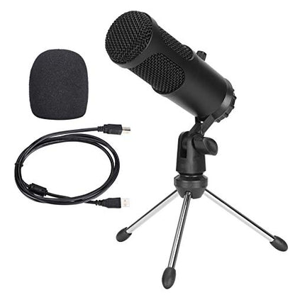 A6 USB Condenser Microphone for PC & Laptop, Plug & Play, Cardioid Pickup, 30Hz-20KHz Frequency Response, Noise Reduction, for Recording, Streaming, Podcasting, Voice Chat