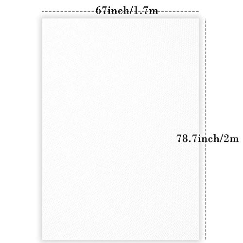 Meking Light Diffuser Diffusion Fabric 2 Yard x 67 Inch /2 x 1.7 Meters Nylon Silk White Seamless Light Modifier for Photography Softbox, Light Tent and Light Modifier - size: 2 Yard x 67 Inch