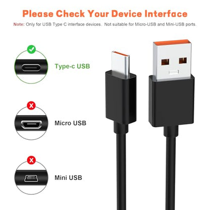 USB C Charging Charger Cable Data Sync Cord Compatible with Gopro Hero 13 Hero 12 Hero 11/10/ 9/8/ 7/6/ Hero 5 Session, MAX Camera, DJI Osmo Pocket, Action 3 Camera, 3.3FT