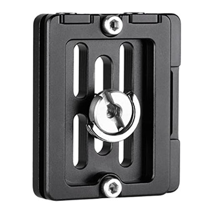 LEOFOTO NP Anti-Slip QR Plate, Retractable Backstop, Safety Screw, Strap Slot, Arca Compatible (NP-50) - size: NP-50