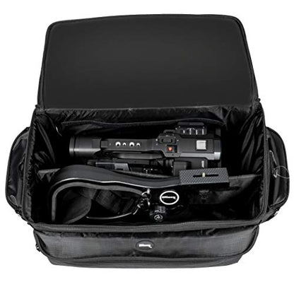 Ultimax’s Extra Large, Water-Resistant Gadget Bag Compatible With Camcorders and Accessories for Panasonic AG-AC160, AC30, AC90A, AC130A, AF100, HVX200, UX90, UX, 180HC-X1000, HC-X1, And More - size: Extra Large