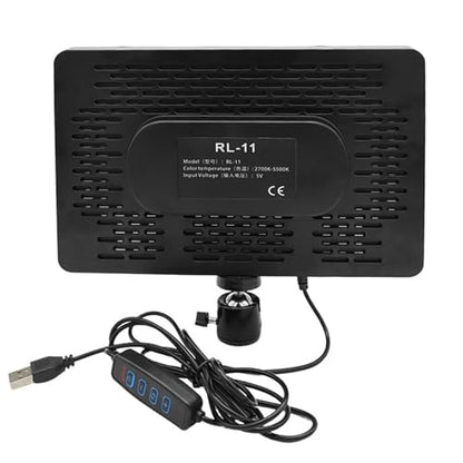 Photography Video Light Panel with LED and Tripods Stand for Enhanceds Live Streaming and Studio Shootings Live Streaming Light - color: A