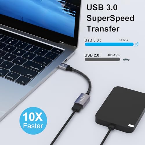 USB 3.0 Extension Cable 0.65ft,5Gbps USB extension Cable,A to A usb extension Cable for USB sticks,card readers,keyboards,printers,scanners,cameras,mice,headsets,usb hubs,printers,webcams,PS5/4