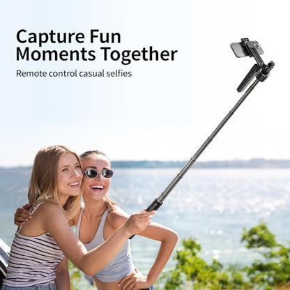 Auto Face Tracking Tripod with 360 Rotation Stand, 70.9"Ai Motion Tracking, Grados de Movimiento Celular Selfie Stick Rotation with Remote, Motion Sensor Phone Stand, for Vlog/Live Stream/Video Record