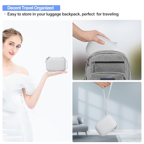 Case for Kodak PIXPRO FZ45 Digital Camera (Hard Case + Soft Silicone Cover) | Kodak PIXPRO FZ45 Digital Camera Hard Carrying Case and Soft Silicone Protective Case with Removable Lens Cover, White - color: White
