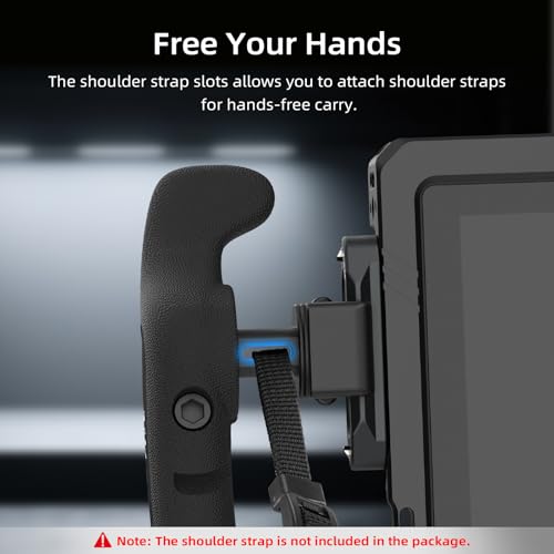 Nitze Side Handle Kit with NATO Clamp, 360° Adjustable NATO Side Handles for Smartphone/iPad/Monitor/Camera Cages - PA32C