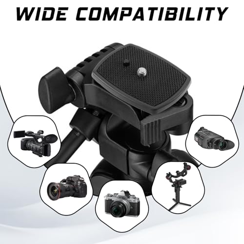 3 PCS Universal Tripod Quick Release Plate 43x43mm, Camera Quick Release Plate Tripod Camera Mount Plates Cameras Mounting Adapter for Tripods and Cameras Tripods Mount for Efficient Photography