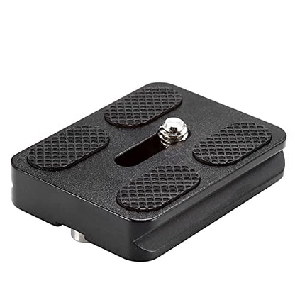 NEEWER Universal Arca Type Quick Release Plate All Metal with 1/4 Inch Screw Fits Standard Arca Style Clamp for Camera Tripod Ballhead (PU50 50mm) - style: QS-PU50(1-Pack)