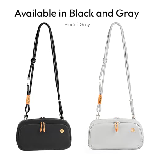 ULANZI YY08 Sling Bag Compatible With DJI OSMO Pocket 3/4/4 Pro/Luna | Everyday Camera Shoulder Sling Bag Pov Vlog Photography Crossbody Portable Bag Small Camera Case w Detachable Strap, 2L - size: Grey 2L
