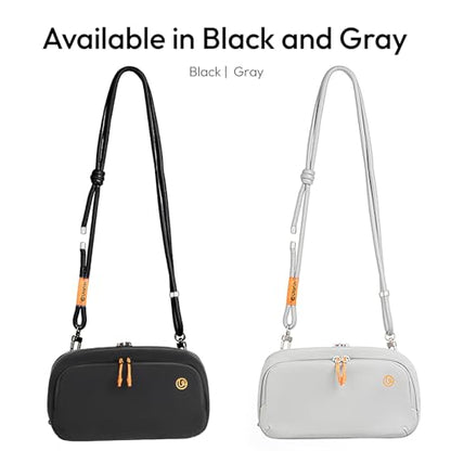 ULANZI YY08 Sling Bag Compatible With DJI OSMO Pocket 3/4/4 Pro/Luna | Everyday Camera Shoulder Sling Bag Pov Vlog Photography Crossbody Portable Bag Small Camera Case w Detachable Strap, 2L - size: Grey 2L