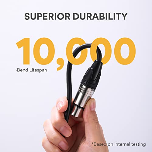 MAONO Boom Arm Microphone Stand with XLR Cable: Adjustable Metal Suspension Mic Boom Arm Kit for Podcast Gaming Streaming Recording,with Desk Clamp and 3/8"to5/8"Screw Adapter(BA20+XLR-180)