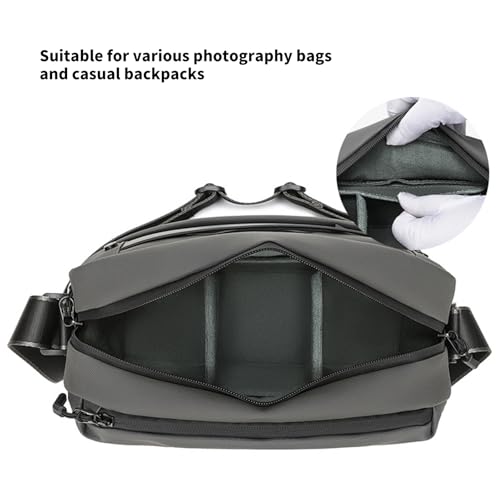 Shockproof Camera Storage Bag Removable Padded Insert Flexible Compartments Foldable Design Equipment Protecting Shockproof Camera Storage