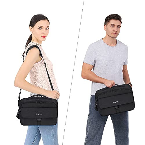MOSISO Camera Shoulder Bag Case Crossbody Sling Purse, DSLR/SLR/Mirrorless Compact Padded Photography Handbag with Rain Cover Compatible with Canon/Nikon/Sony Cameras and Lenses, Black - color: Black