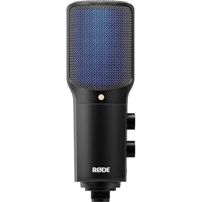 Rode NT-USB+ Professional USB Condenser Microphone Bundle with StreamEye BOOMARM1 27-Inch Boom Arm and SC27 USB-C Cable — Aphex DSP Studio Mic for Podcasting, Streaming, Voice Over, Recording
