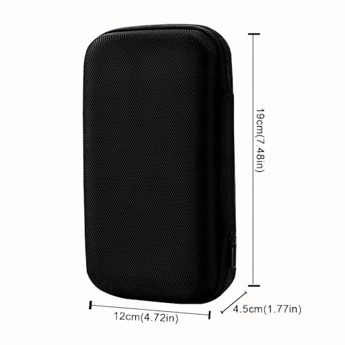 U-KIME EVA Electronics Organizer Case for Cables, Chargers, Earbuds, Black