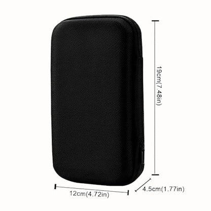 U-KIME EVA Electronics Organizer Case for Cables, Chargers, Earbuds, Black