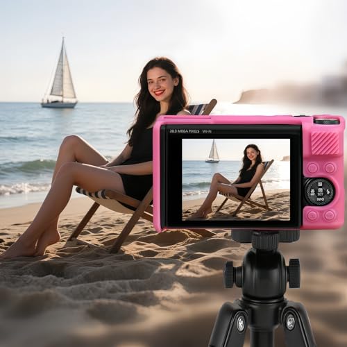 Camera Case for Canon PowerShot SX740/ SX730 Digital Camera,SX740 HS Case, Soft Silicone Protective Case Removable Lens Cover,Comes with 2 Screen Protectors and 1 Wrist Strap. (Peach Red) - color: Peach Red