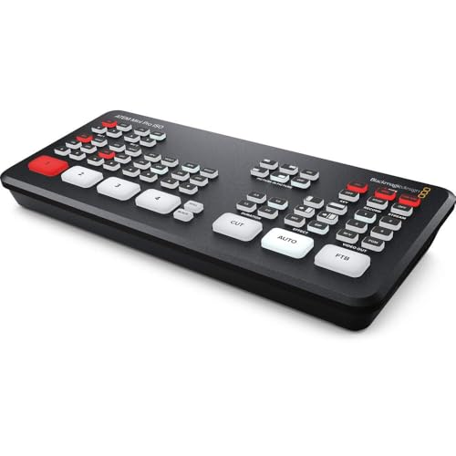 Blackmagic Design ATEM Mini Pro ISO HDMI Live Stream Switcher Bundle with 6’ HDMI Cable, 7’ Cat5e Cable, and 5-Pack of SolidSignal Cable Ties (SWATEMMINIBPRISO) - style: Mini Pro ISO