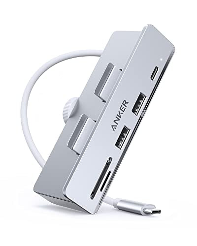 Anker USB C Hub, 535 USB C Hub (5-in-1), with 2 USB-A 10 Gbps Data Ports, USBC 10 Gbps Port, SD and microSD Card Reader, for iMac Pro/iMac 24 inch 2021 / iMac 27 inch / 21.5 inch
