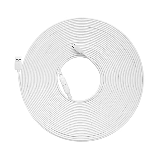 USB to USB Cable for CCTV Camera Thick, Fast Charging Buit in Voltage Amplifier Chip Wire Cable Long Charging - color: 15m