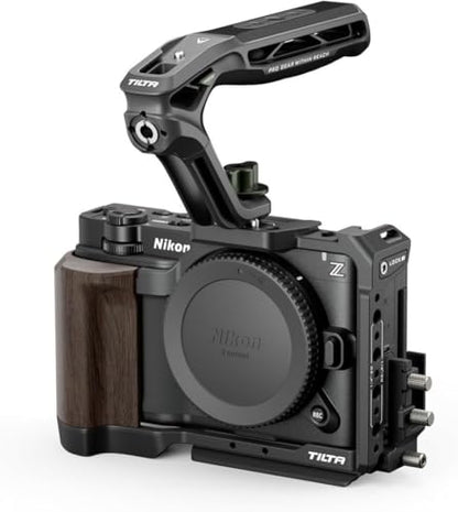 Tilta Camera Cage Base Kit Compatible with Nikon ZR | Modular Design | Features Xeno Top Handle, Cable Clamp, Cold Shoe Receiver | 1/4"-20 and 3/8"-16 Mounting Points | Black - size: Base Kit
