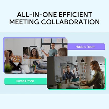 Yealink MeetingBar A10 4K Conference Room Webcam with 120 Wide Angle Camera, Android OS, Video Conferencing System with Microphone and Speaker, AI Speaker Tracking, Auto Framing, Teams Zoom Certified - color: A10-010
