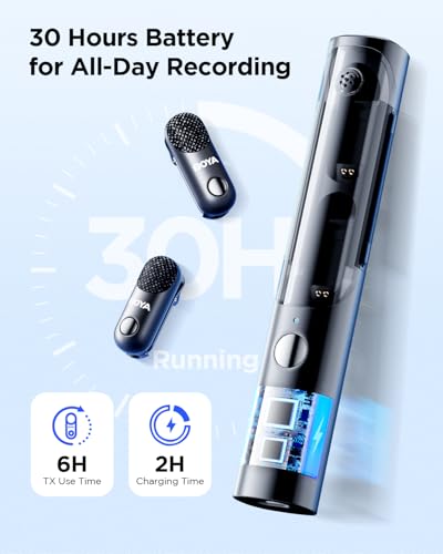 BOYA Magic USB-C Wireless Lavalier Microphone, 30Hrs Battery,328FT Los Range, Safety Track&Limiter, Ai Noise Reduction Type-C Wireless Lapel Mini Mic for Android iPhone 17/16 Audio Video Live YouTube - style: Magic-05(USB Type-C)