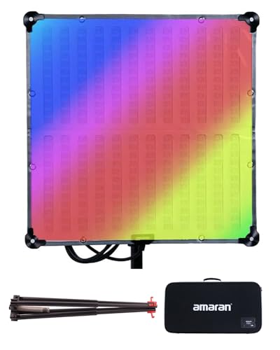 Aputure Amaran Foldable Flexible LED Light Panel Splash-Proof for Video Studio Photography Lighting (amaran F22c)