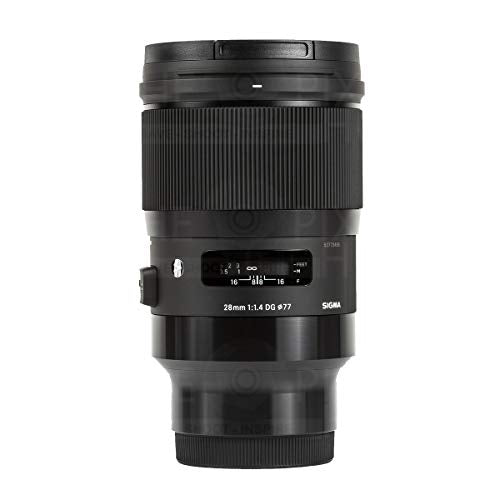 Sigma 28mm f/1.4 DG HSM Art Lens for Sony E 441965 - Accessory Bundle Inlcudes: Tulip Hood Lens, UV Filter, Cleaning Pen, Blower, Microfiber Cloth and Cleaning Kit, SG28ARTSNYE11