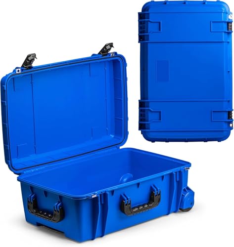 Seahorse 920 Professional Camera Protective Hard Case, TSA Approved, MIL‑Spec, IP67 Waterproof, USA Made for Photographers and Creative Travel Enthusiasts - color: Blue, size: 920, style: Empty