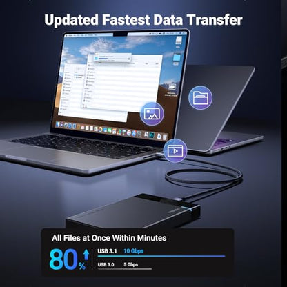 UGREEN 10 Gbps Micro B to USB C Hard Drive Cables, 10FT USB C to Micro B, External Hard Drive Cable Compatible with MacBook Pro/Air, iPad/Tablet, iPhone, Samsung Galaxy S24, WD Seagate etc - size: 10 FT