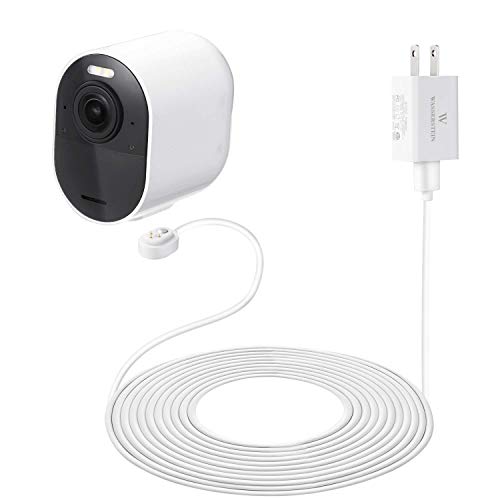 16ft/4.8m Weatherproof Outdoor Charging Cable with Quick Charge Adapter Compatible with Arlo Ultra/Ultra 2/Pro 3/Pro 4/Pro 5s (White) – NOT Compatible with Arlo Pro (6th Gen)/Essential Spotlight - size: 1 Pack, 16ft