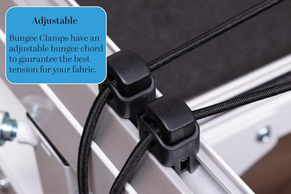 Grace Bungee Clamps, Fabric Clips for Longarm Quilting Frames
