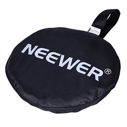 NEEWER 40"x60"/100x150cm Light Reflectors for Photography, Portable 5 in 1 Collapsible Multi Disc with Bag - Translucent, Silver, Gold, Black, White Diffuser for Studio and Outdoor Lighting - size: 40" x 60"