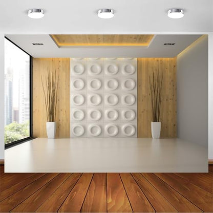 7x5ft Office Backdrop French Windows Business Room Workplace Screen Scene Backdrops for Video Recording Office Backdrop for Video Conference Zoom Room Background - size: 7x5ft