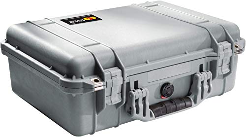 Pelican 1500 Case With Foam (Silver) - color: Silver, style: Single