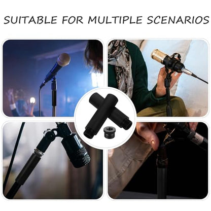 Balacoo Microphone Desk Stand Extension Tube and Arm Stand Extension Rod Kit with 5/8" to 3/8" Adapter for Podcasting and Live Streaming