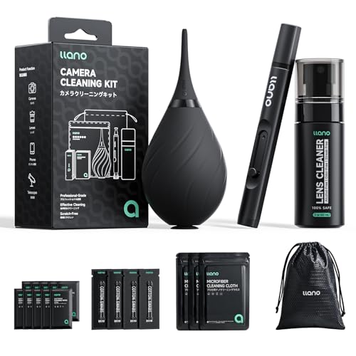 llano 7-in-1 Camera Cleaning Kit for Lens Filter Camera Accessories & Photography Accessories Camera Cleaning Kit for Computer PC MacBook iPhone Camera