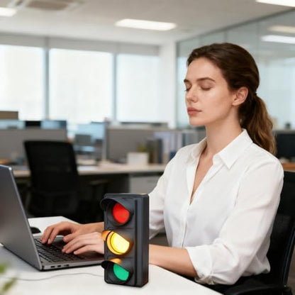 Busy Light, USB Powered Wireless Office Desk Lamp, Status Indicator Do Not Disturb Sign, for Workers, Video Conferences, Focused Work, Customer Calls