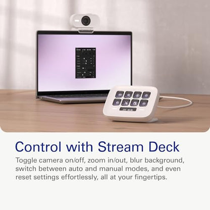 Elgato Facecam Neo, Full HD Webcam with Privacy Shutter | 1080p60 true HD video, HDR enabled, Plug and play setup, Easy-slide shutter, Zero-plastic packaging, USB-C