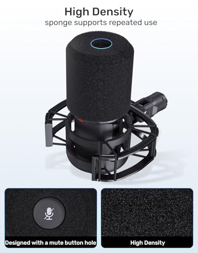 Custom Built for SoloCast Shock Mount, Upgrade Anti-Vibration Suspension Elastic Shock Mount Holder Clip Mics Stand with Screw Adapter Compatible with Hyperx SoloCast Microphone - size: HyperX SoloCast Shock Mount
