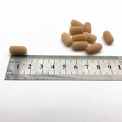 15 Pack Mini Lavalier (Tiny!) Foam Cover Windscreen for Countryman E6 and Other Headset Lapel Microphones (Tiny) - color: tiny