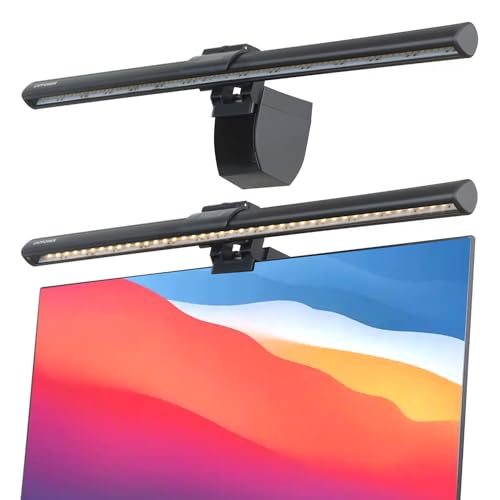 CATPOWER Computer Monitor Light Bar, LED Screen Light Bar for Workspace, Dimmable Monitor Lamp, Button Control for Desk/Office/Home/Game, for Eye Caring - size: Standard Monitor Light